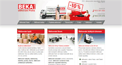 Desktop Screenshot of beka.cz