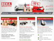 Tablet Screenshot of beka.cz