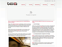 Tablet Screenshot of beka.ch