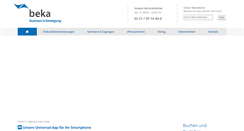 Desktop Screenshot of beka.de